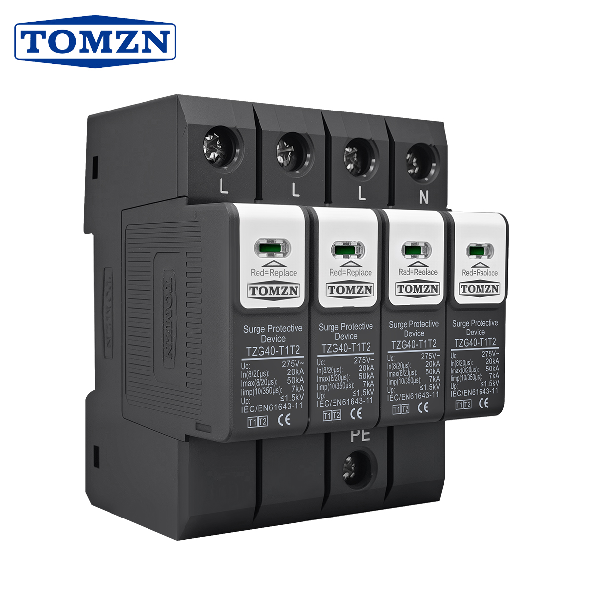 Din Rail Circuit Breaker - YENİ Tip T1 T2 2IN1 AC