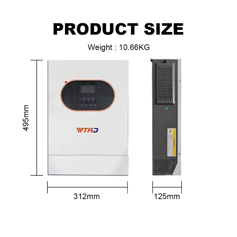 6.2KW Tek Fazlı Şebeke Dışı Hi - Hybrid Solar Inverter incelemesi ve fiyatı