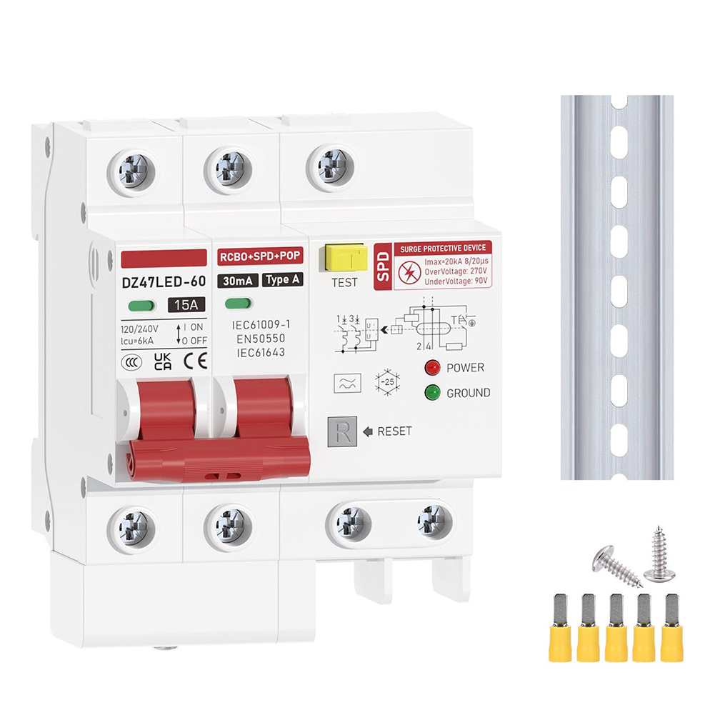 Aşırı Yük Koruması Kaçak Akım  - Din Rail Circuit Breaker incelemesi ve fiyatı