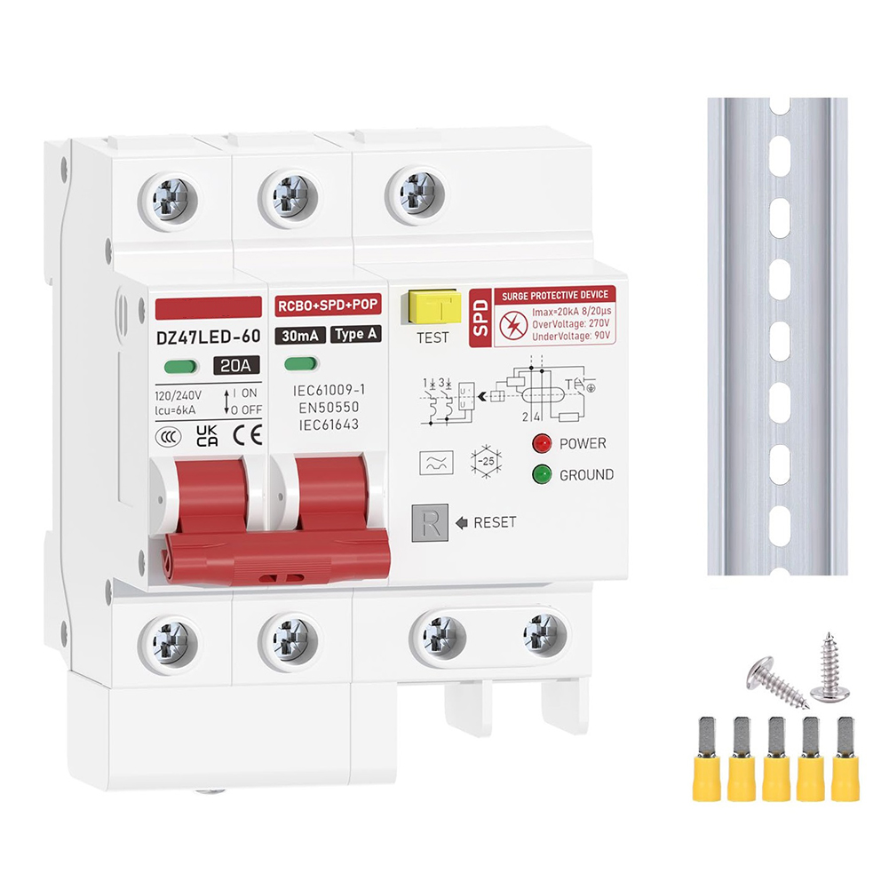 Aşırı Yük Koruması Kaçak Akım  - Din Rail Circuit Breaker incelemesi ve fiyatı