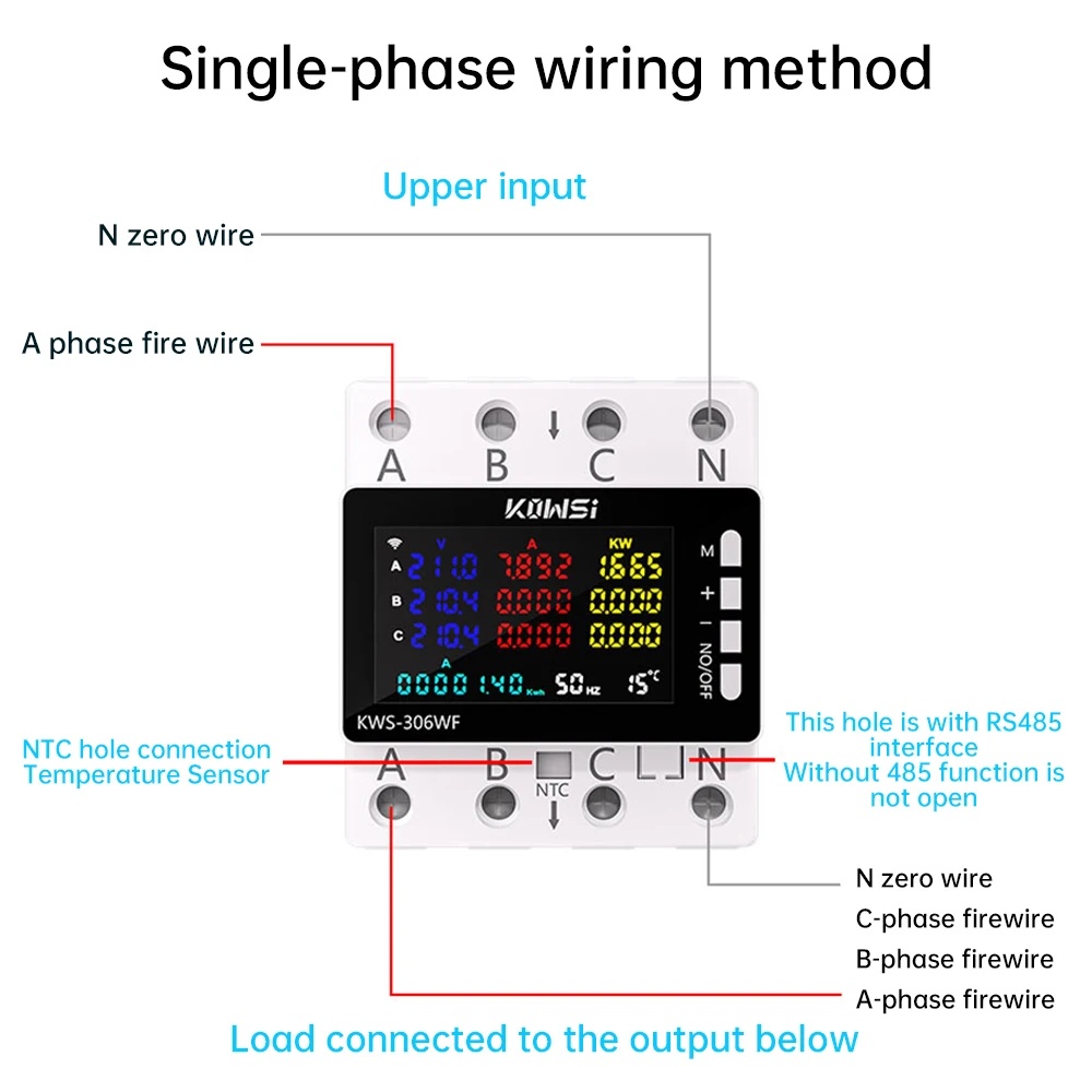 80A Tuya WIFI Akıllı Yaşam Ger - Din Rail Circuit Breaker incelemesi ve fiyatı