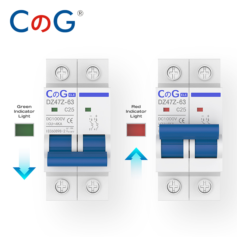 CG 2 Kutuplu DC Minyatür Devre - Din Rail Circuit Breaker incelemesi ve fiyatı