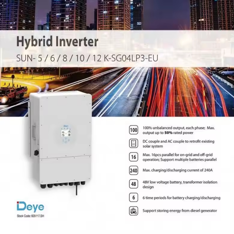 Ev Güneş Enerjisi Sistemi için - Hybrid Solar Inverter incelemesi ve fiyatı