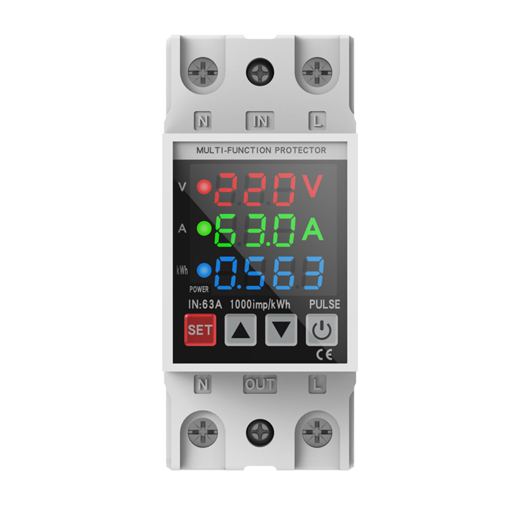 Dijital Üç Ekranlı Ölçüm Zaman - Din Rail Circuit Breaker incelemesi ve fiyatı
