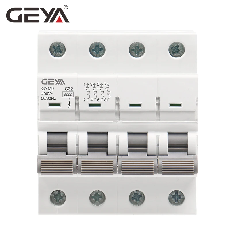 GEYA GYM9 4P MCB 6A-63A 6KA Ke - Din Rail Circuit Breaker incelemesi ve fiyatı